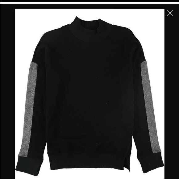 n: Philanthropy Long Sleeve Mock Neck Sweater Medium - Picture 4 of 9